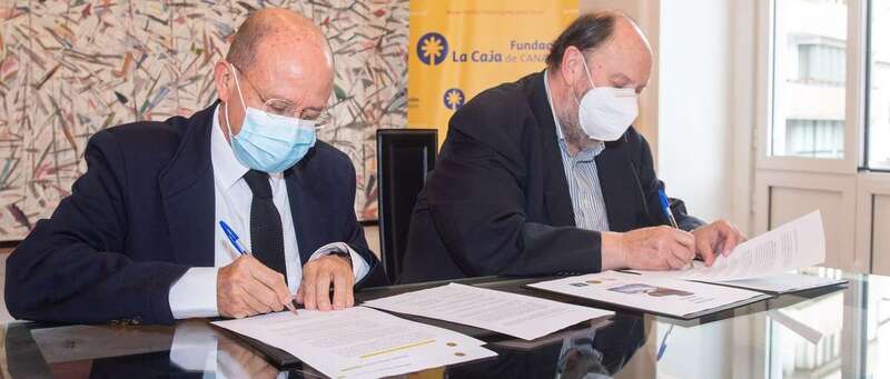 Momento de la firma del convenio/TA.